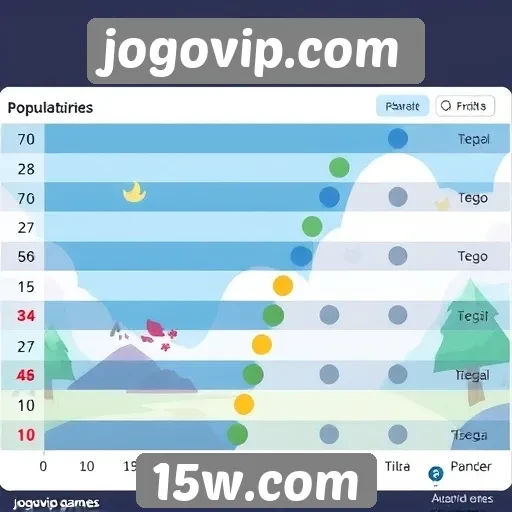 Análise da popularidade dos jogos em jogovip.com
